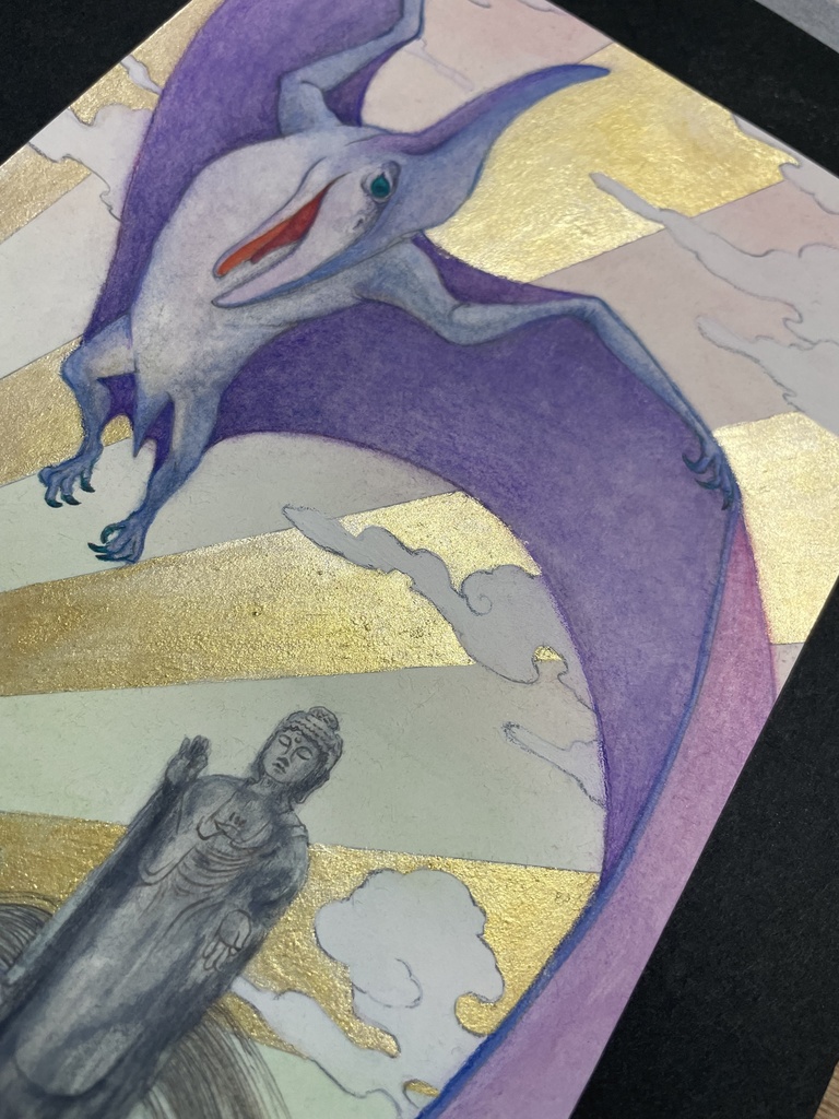 【原画】牛久プテラノドン