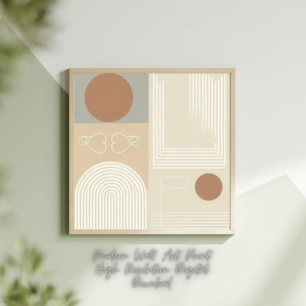 Minimalist Wall Art — Modern Interior Printable Poster