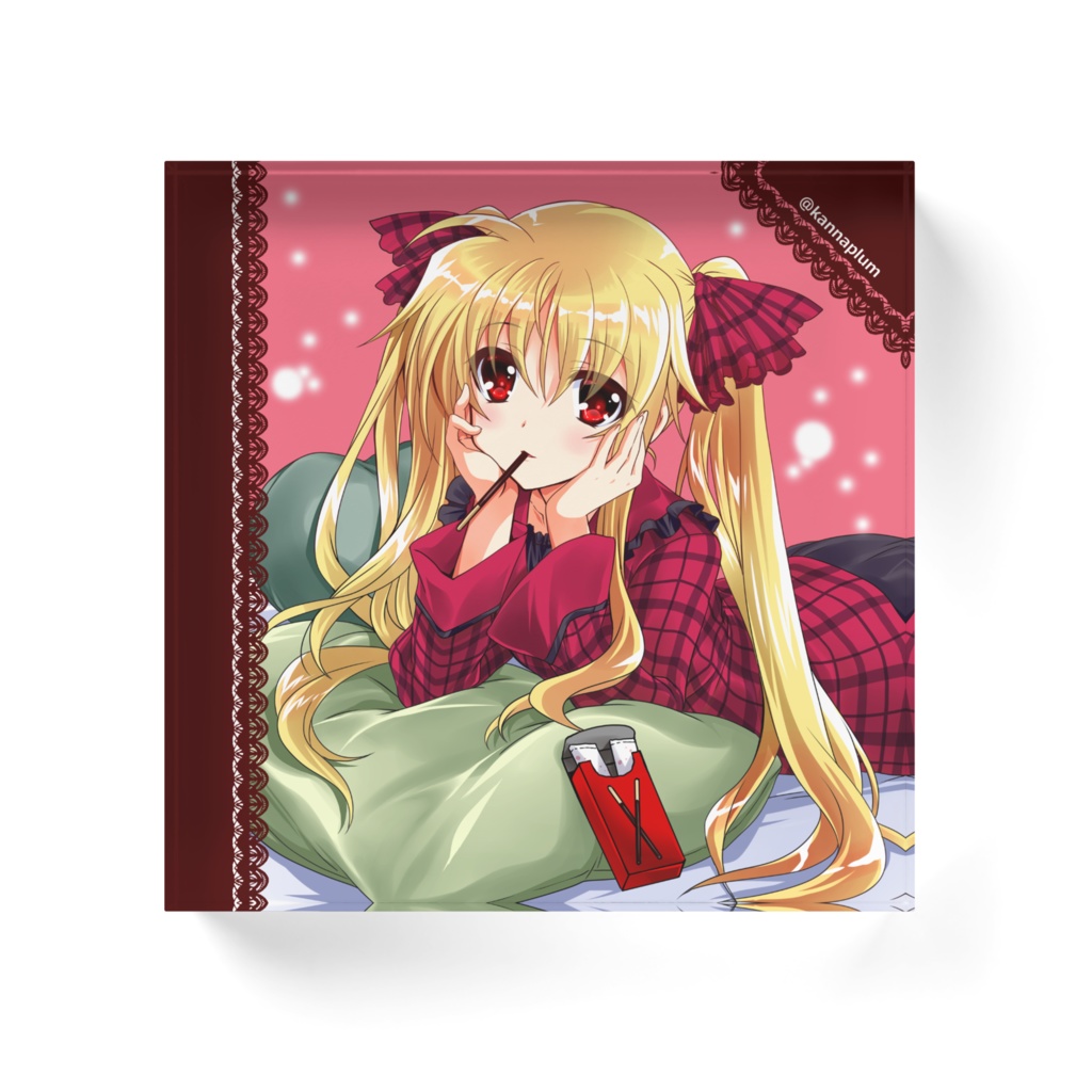 アクリルブロック(ポッキー絵)