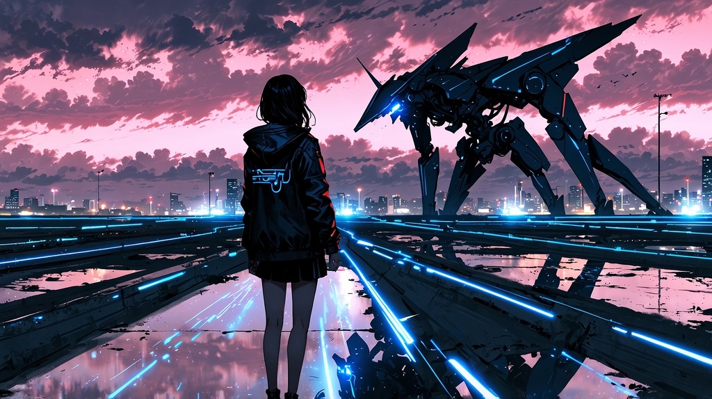 Neon's_Dystopia イラスト画像＃３ ：「Dominant Runway」