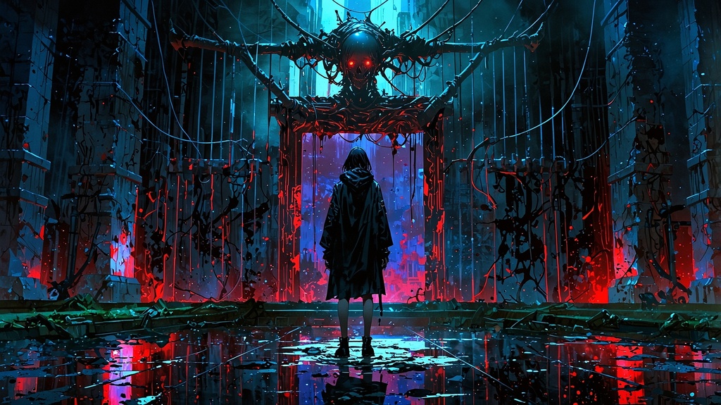 Neon's_Dystopia イラスト画像＃9 ：「Abyssal Warden's Prison（深淵の監視牢獄）」