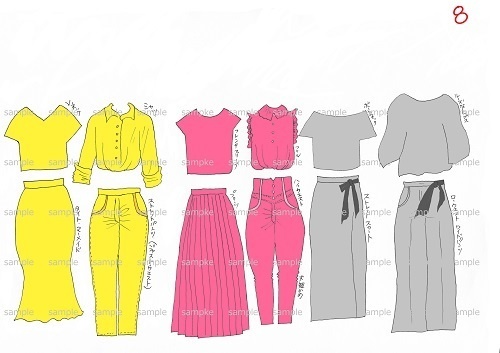 骨格診断イラスト【Cセット】