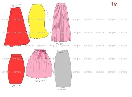 骨格診断イラスト【Cセット】