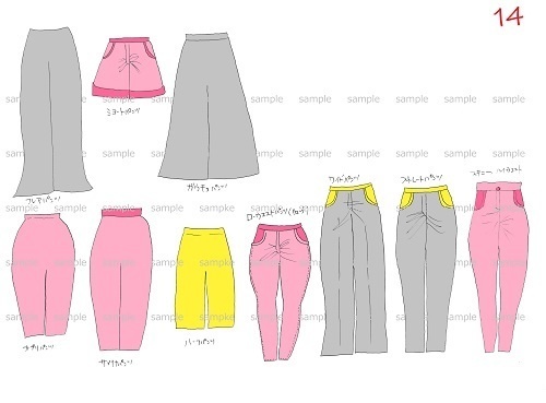 骨格診断イラスト【Cセット】