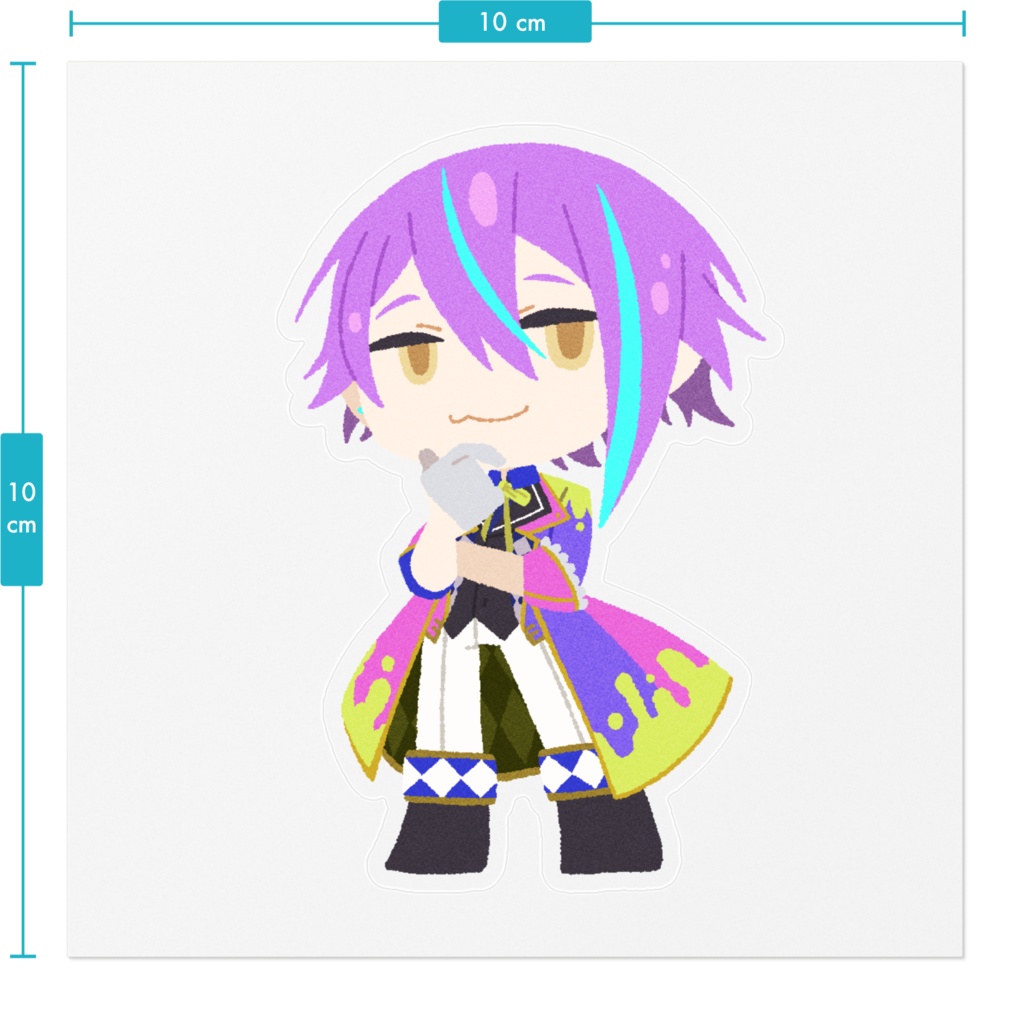 【プロセカ】ワンダショステッカー・クリアver【全4種】