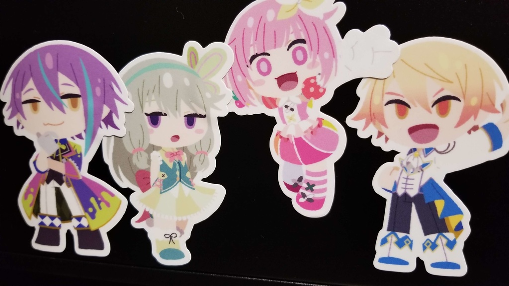 【プロセカ】ワンダショステッカー・ホワイトver【全4種】