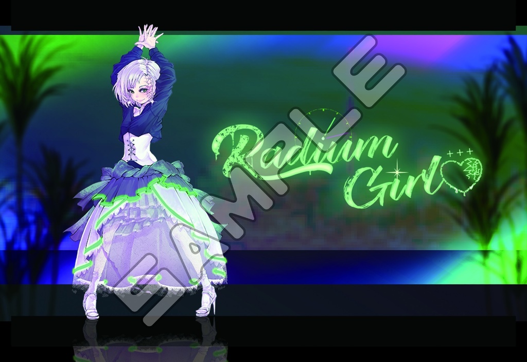 LITS - POST CARD ”Radium Girl”