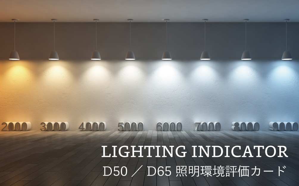 D50/D65 照明環境評価カード