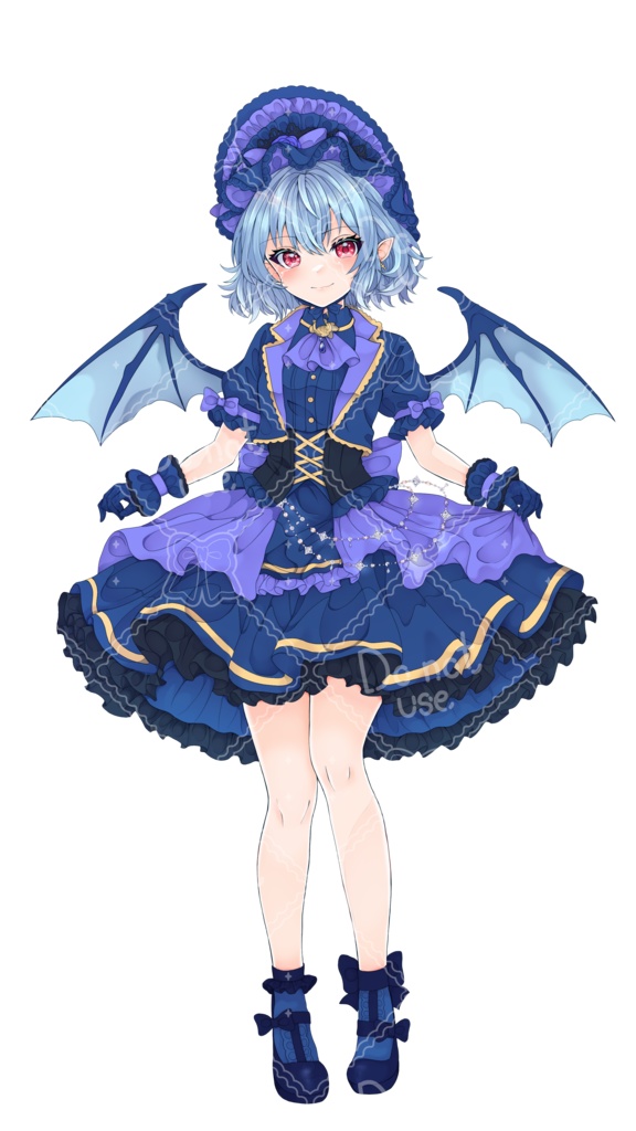 東方プロジェクト　レミリア・スカーレット　ロリータ 服　アクリルスタンド