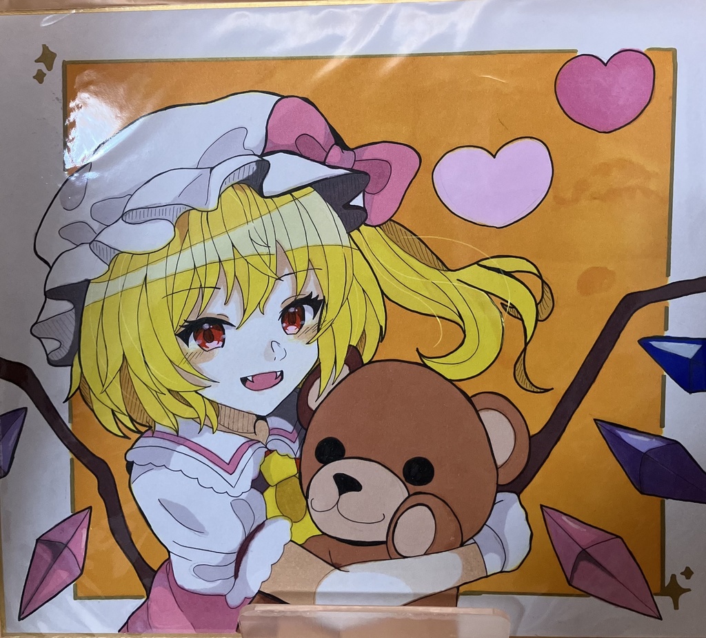 フランドール・スカーレット 東方Project 東方プロジェクト 色紙