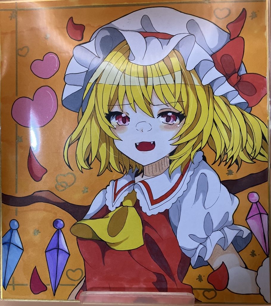 フランドール・スカーレット 東方Project 東方プロジェクト 色紙