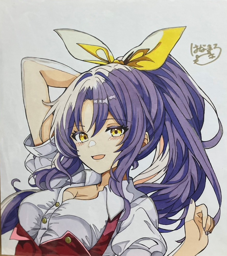 ☆東方project 手書き色紙 綿月依姫☆