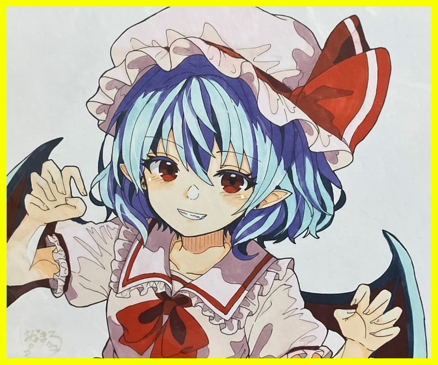 ☆東方project 手書き色紙 レミリア・スカーレット☆