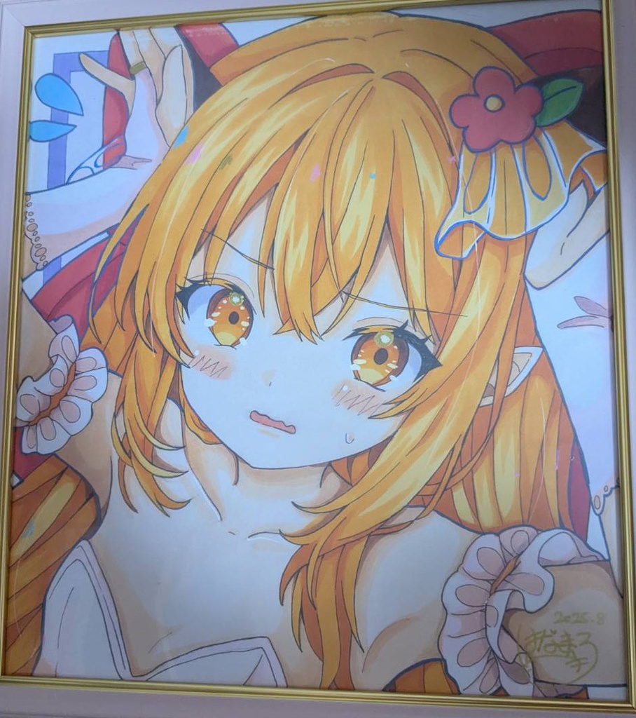 ☆東方project 手書き色紙 伊吹萃香☆