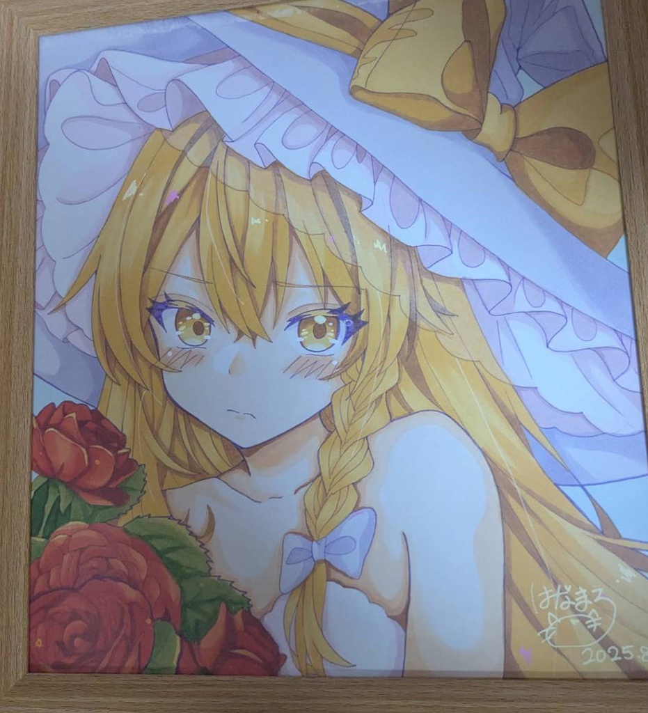 ☆東方project 手書き色紙 霧雨魔理沙☆