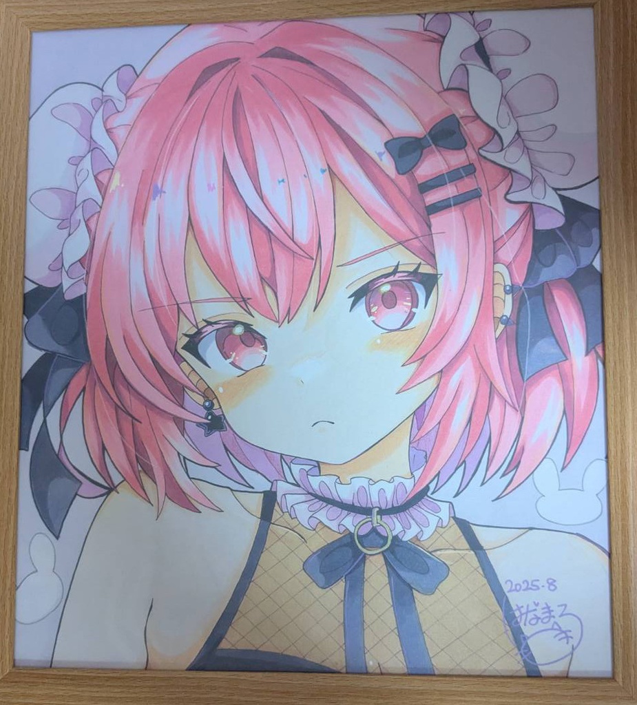 東方project 手書き色紙 茨木華扇