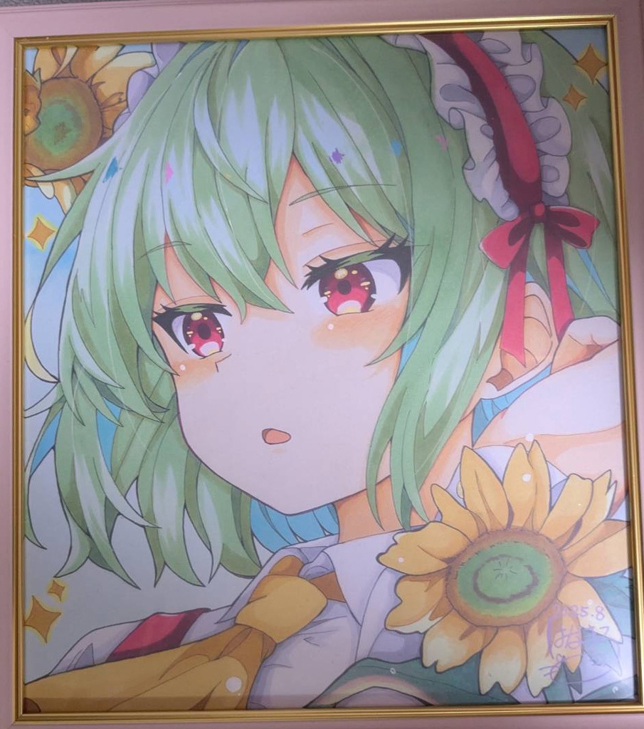 ☆東方project 手書き色紙 風見風香☆