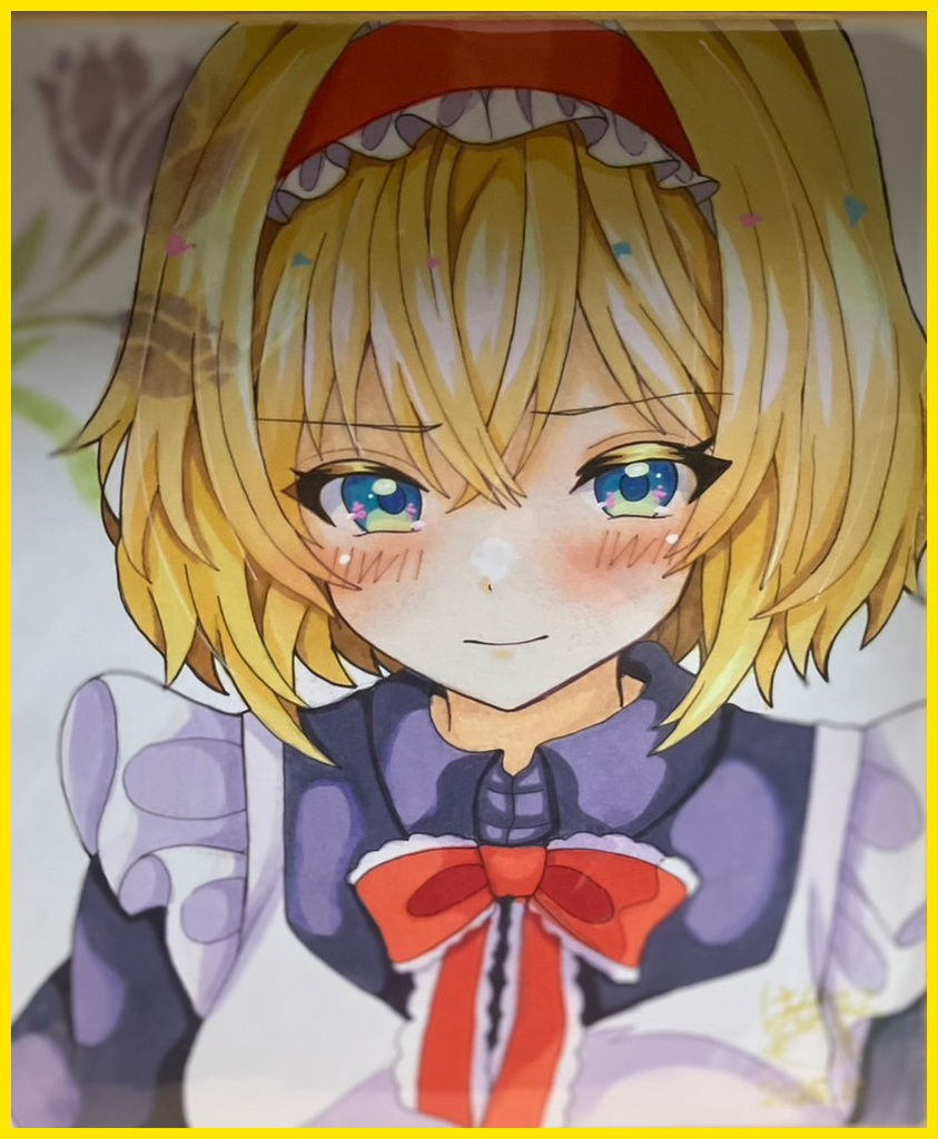 ☆東方project 手書き色紙 アリス・マーガドロイド☆