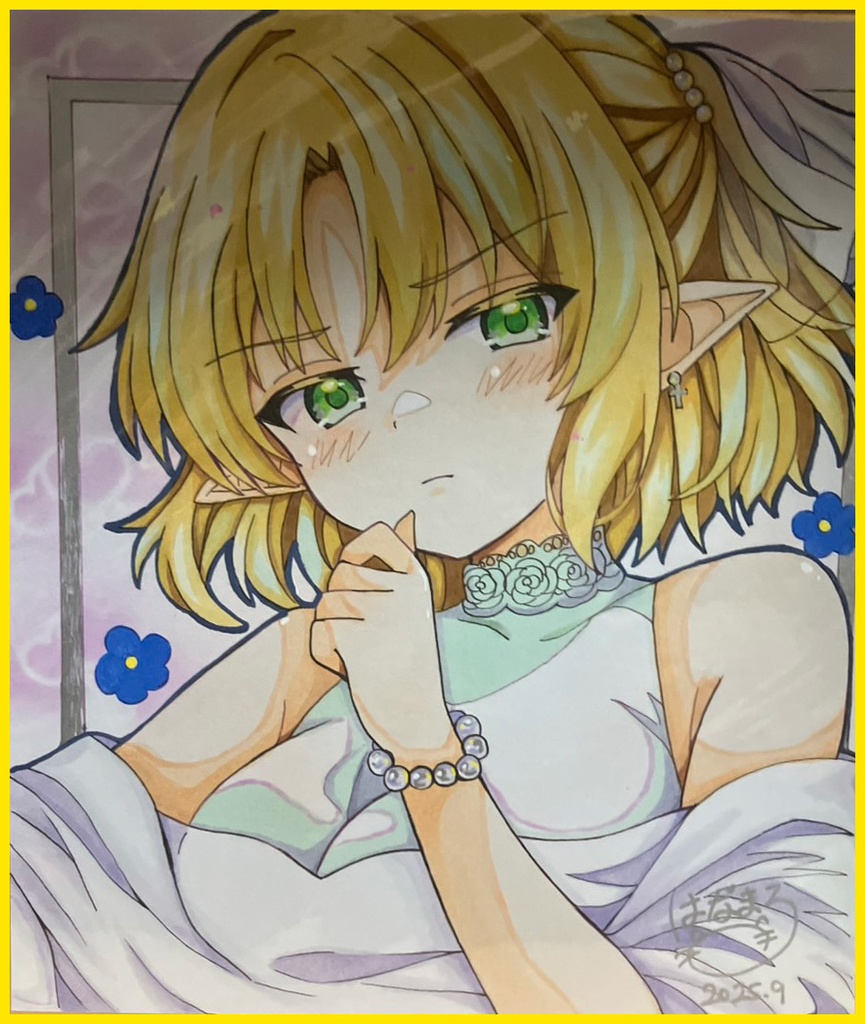 ☆東方project 手書き色紙 水橋パルスィ☆