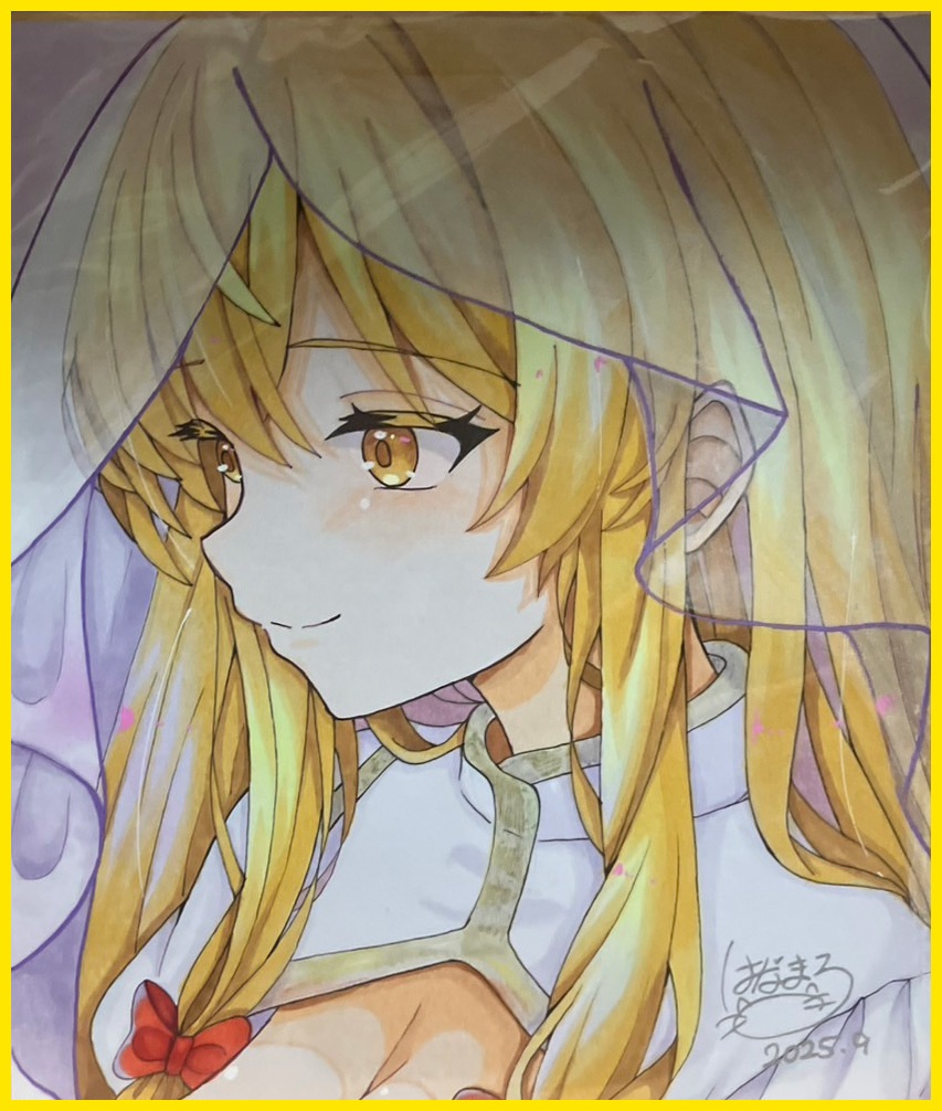 ☆東方project 手書き色紙 八雲紫☆