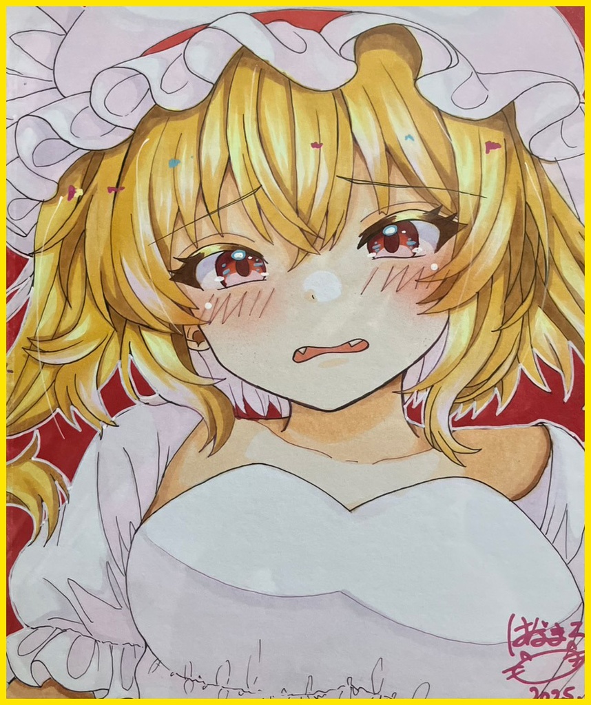 ☆東方project 手書き色紙 フランドール・スカーレット☆