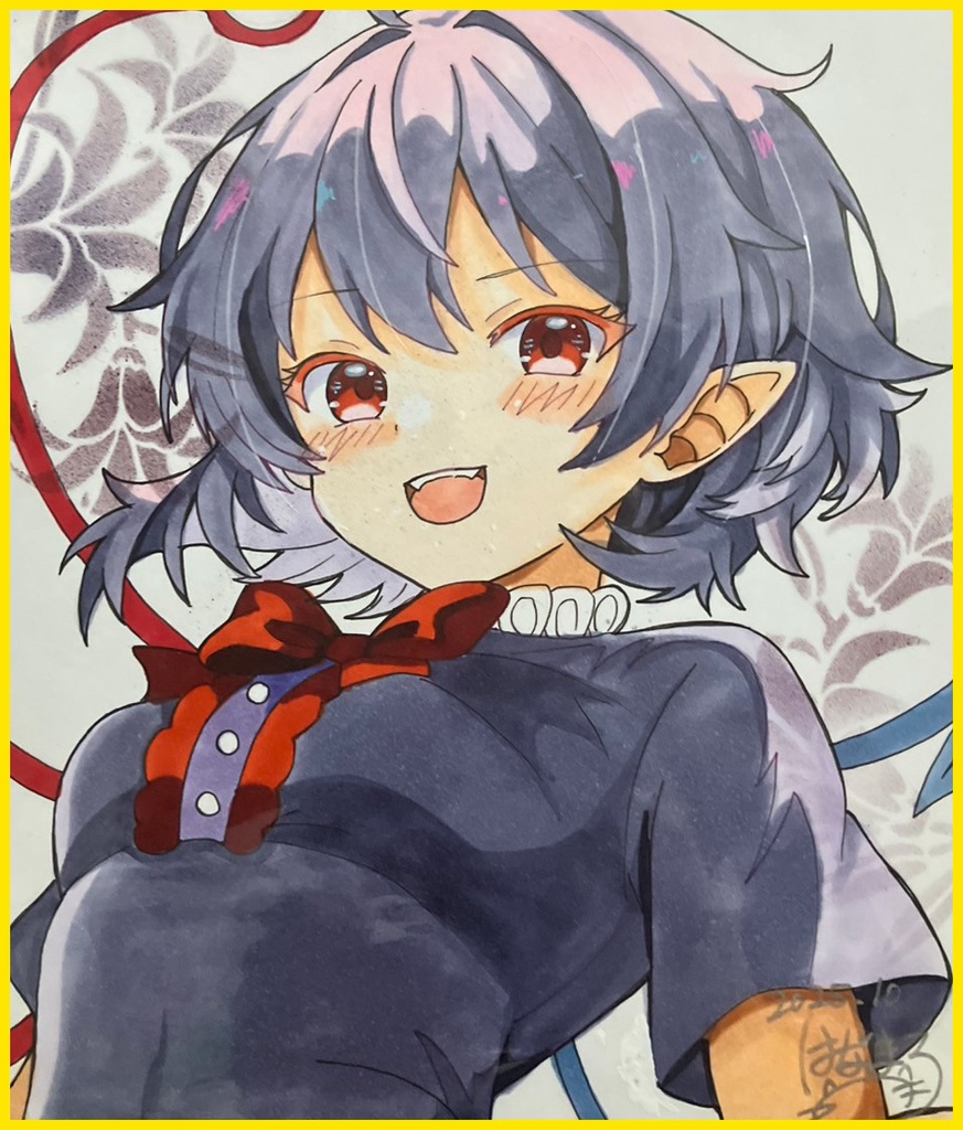 ☆東方project 手書き色紙 封獣ぬえ☆