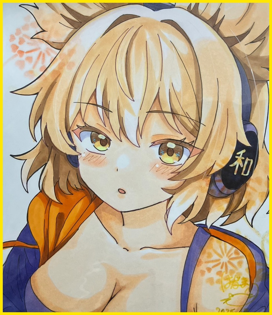 ☆東方project 手書き色紙 豊聡耳神子☆