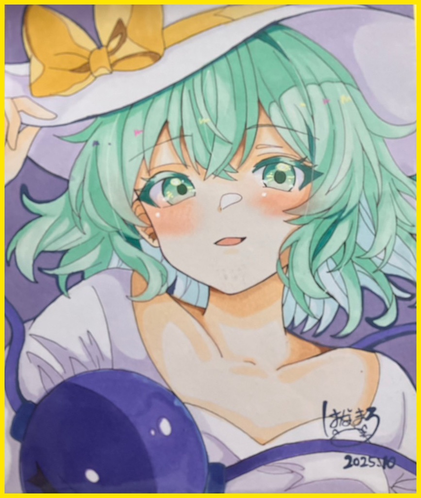 ☆東方project 手書き色紙 古明地こいし ☆