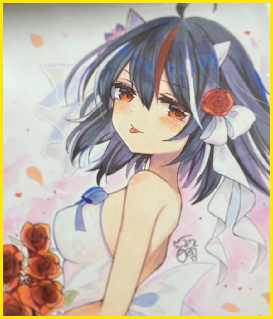 ☆東方project 手書き色紙 鬼人正邪☆