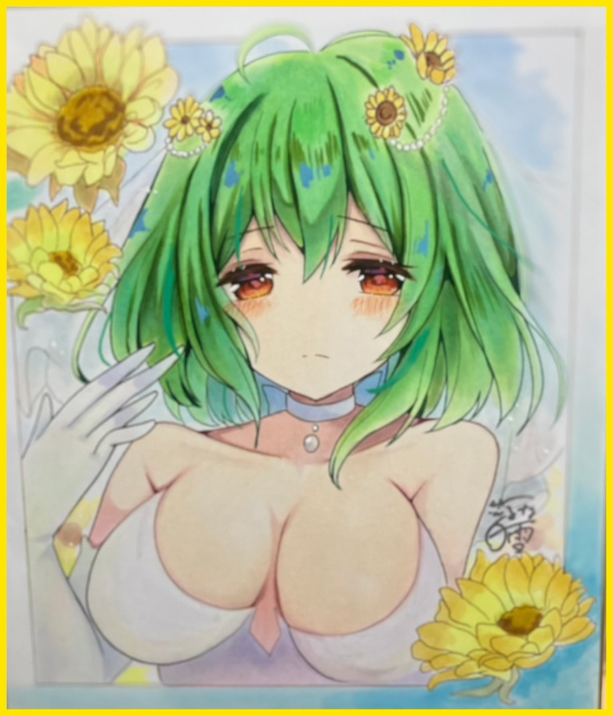 ☆東方project 手書き色紙 風見風香☆