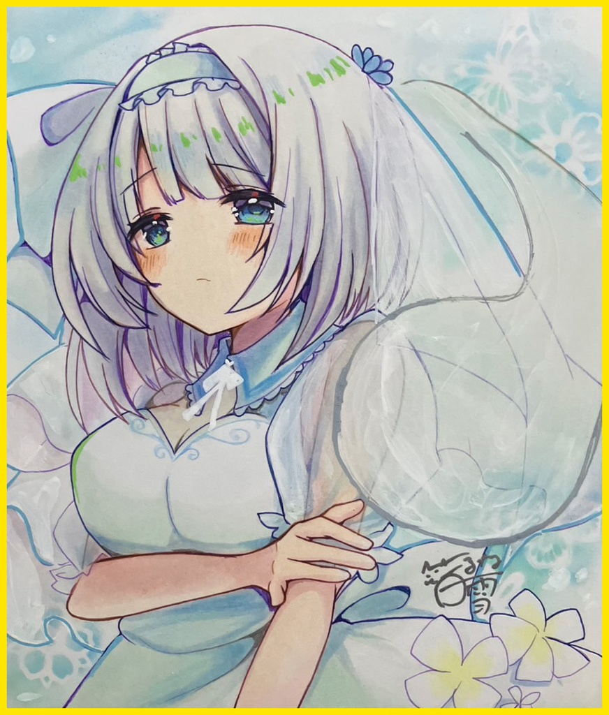 ☆東方project 手書き色紙 魂魄妖夢☆