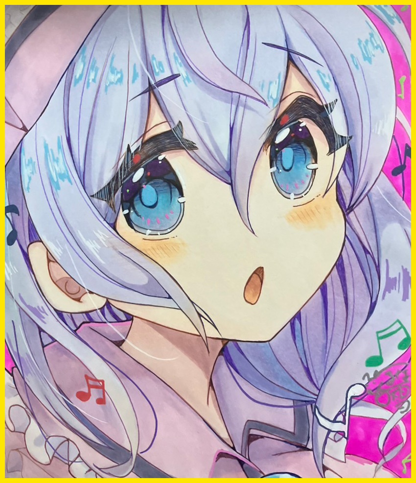 ☆東方project 手書き色紙 メルラン・プリズムリバー☆