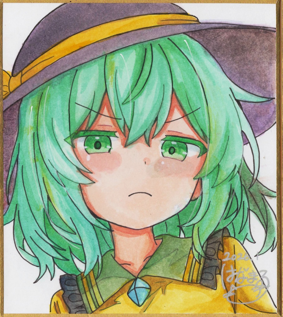 ☆東方project 手書き色紙 古明地こいし☆