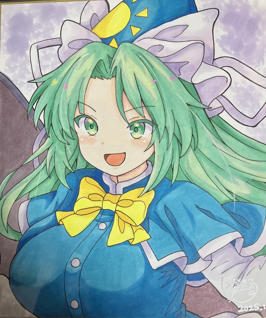 ☆東方project 手書き中色紙 魅魔☆