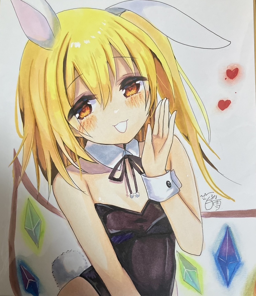 ☆東方project 手書き色紙 フランドール・スカーレット ☆