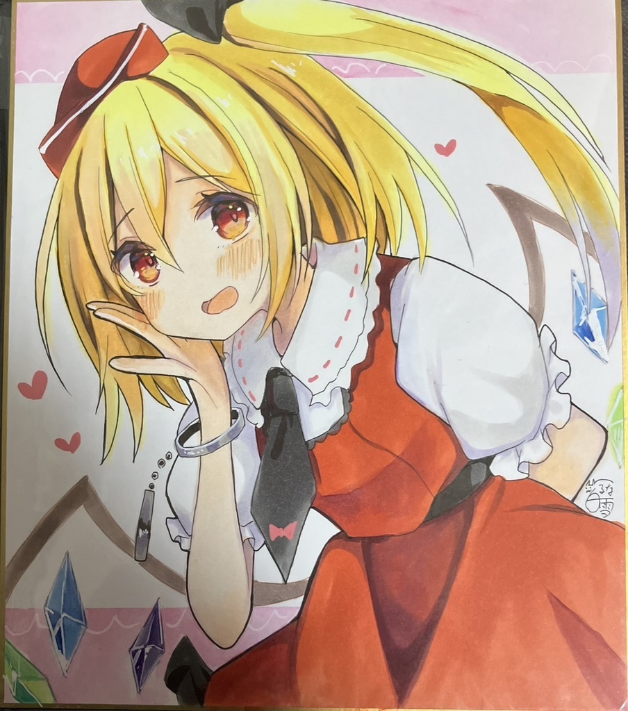 ☆東方project 手書き色紙 フランドール・スカーレット☆
