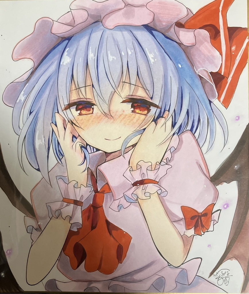 ☆東方project 手書き色紙 レミリア・スカーレット☆