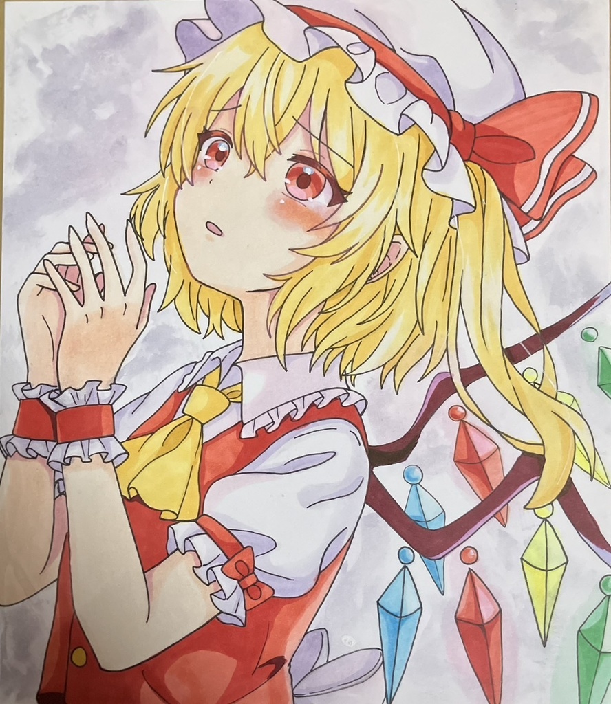 ☆東方project 手書き色紙 フランドール・スカーレット☆