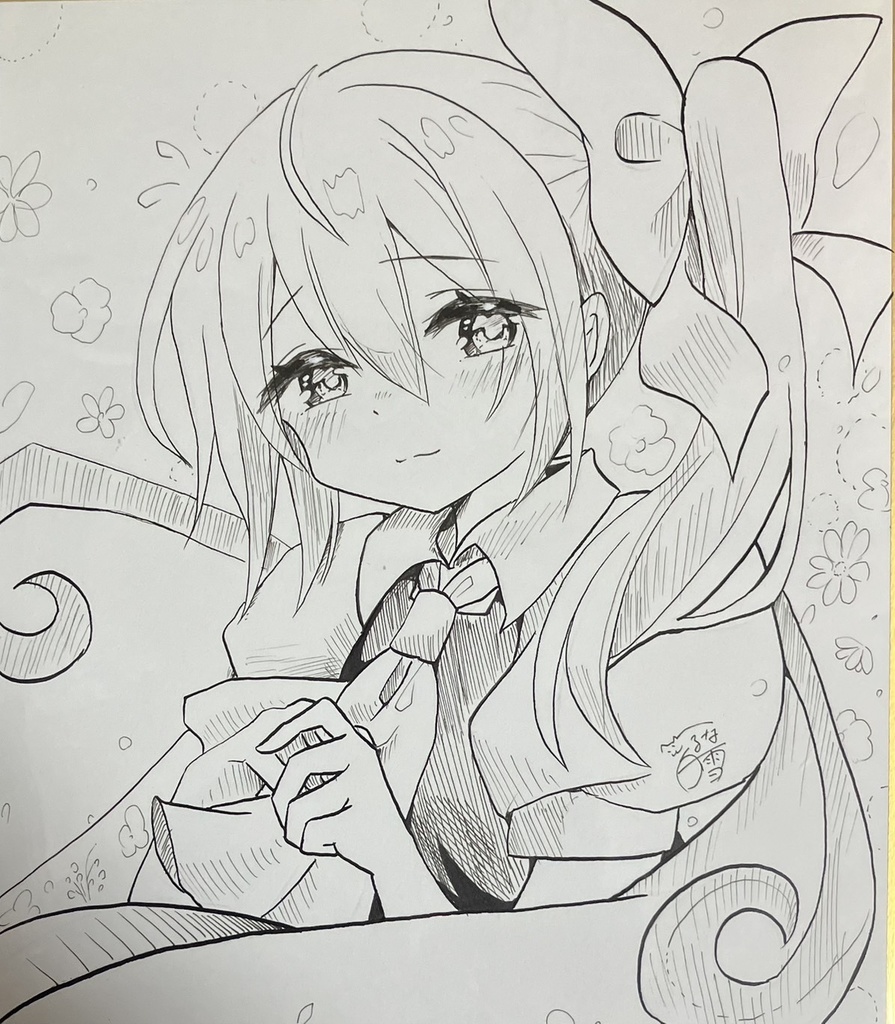 ☆東方project 手書き色紙 大妖精 ☆