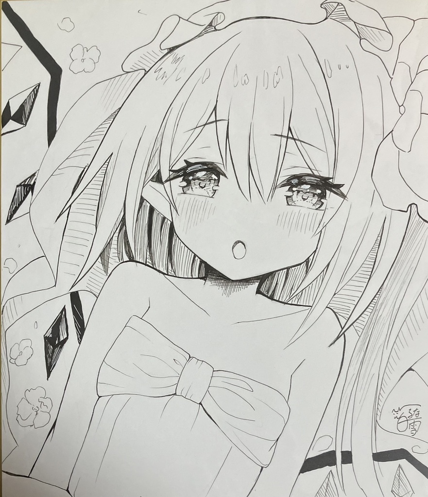 ☆東方project 手書き色紙 フランドール・スカーレット☆