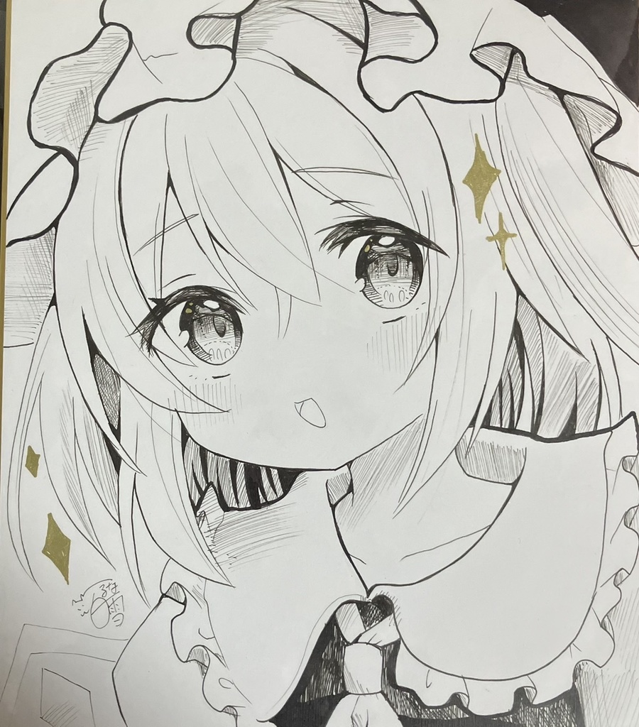 ☆東方project 手書き色紙 フランドール・スカーレット☆