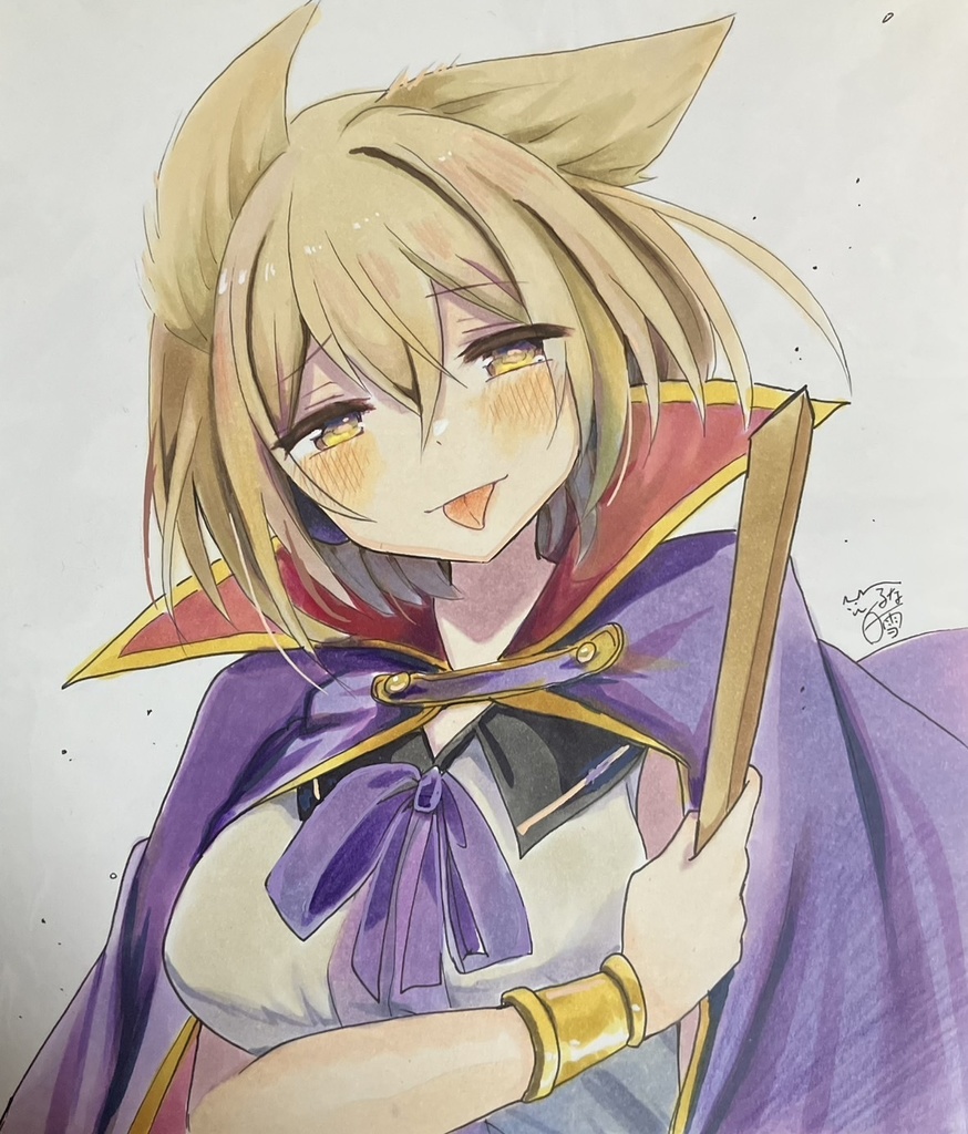 ☆東方project 手書き色紙 豊聡耳神子☆