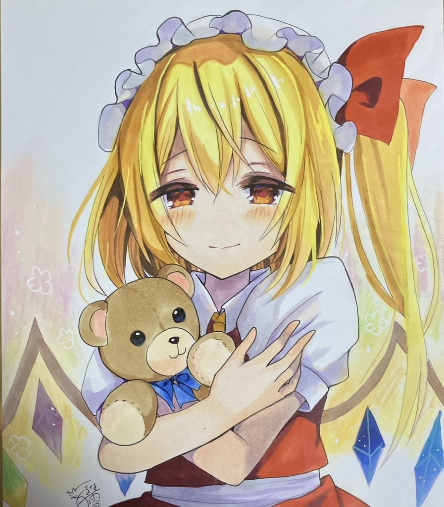 ☆東方project 手書き色紙 フランドール・スカーレット☆