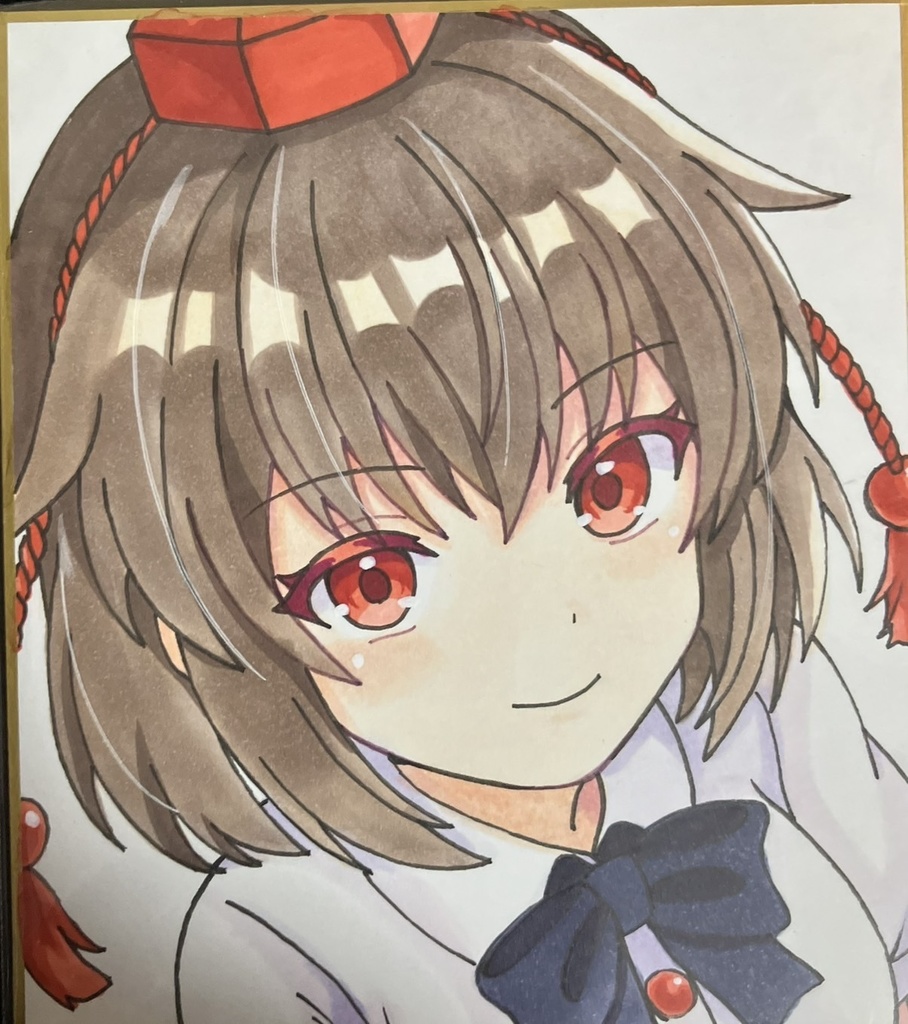 ☆東方project 手書き色紙 射命丸文 ☆