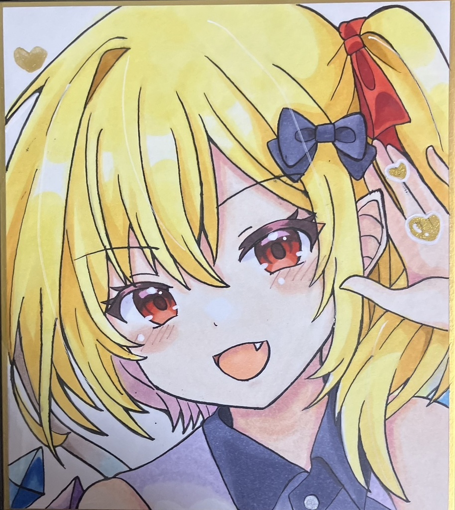 ☆東方project 手書き色紙 フランドール・スカーレット ☆