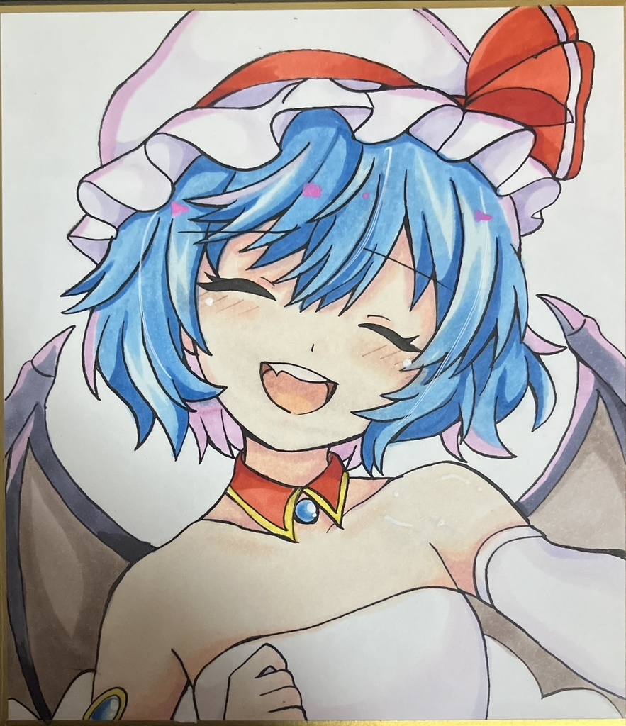 ☆東方project 手書き色紙 レミリア・スカーレット ☆