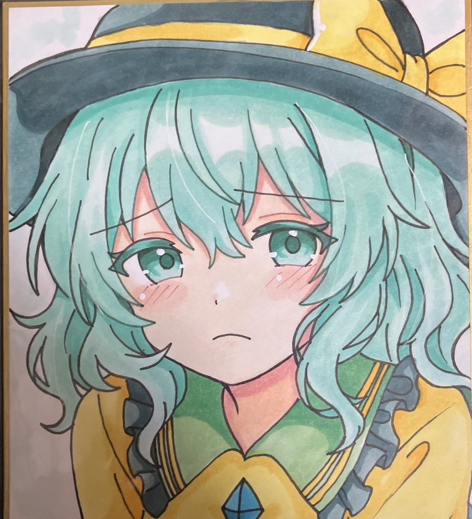☆東方project 手書き色紙 古明地こいし ☆