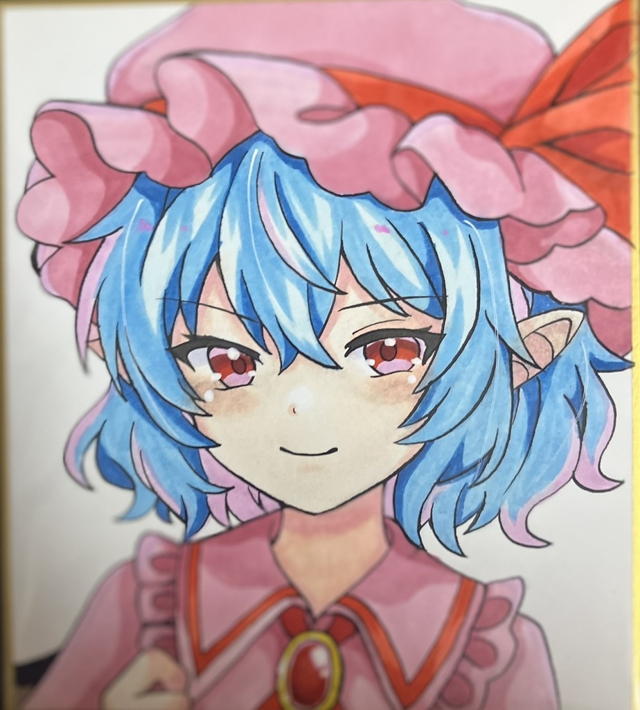 ☆東方project 手書き色紙 レミリア・スカーレット ☆