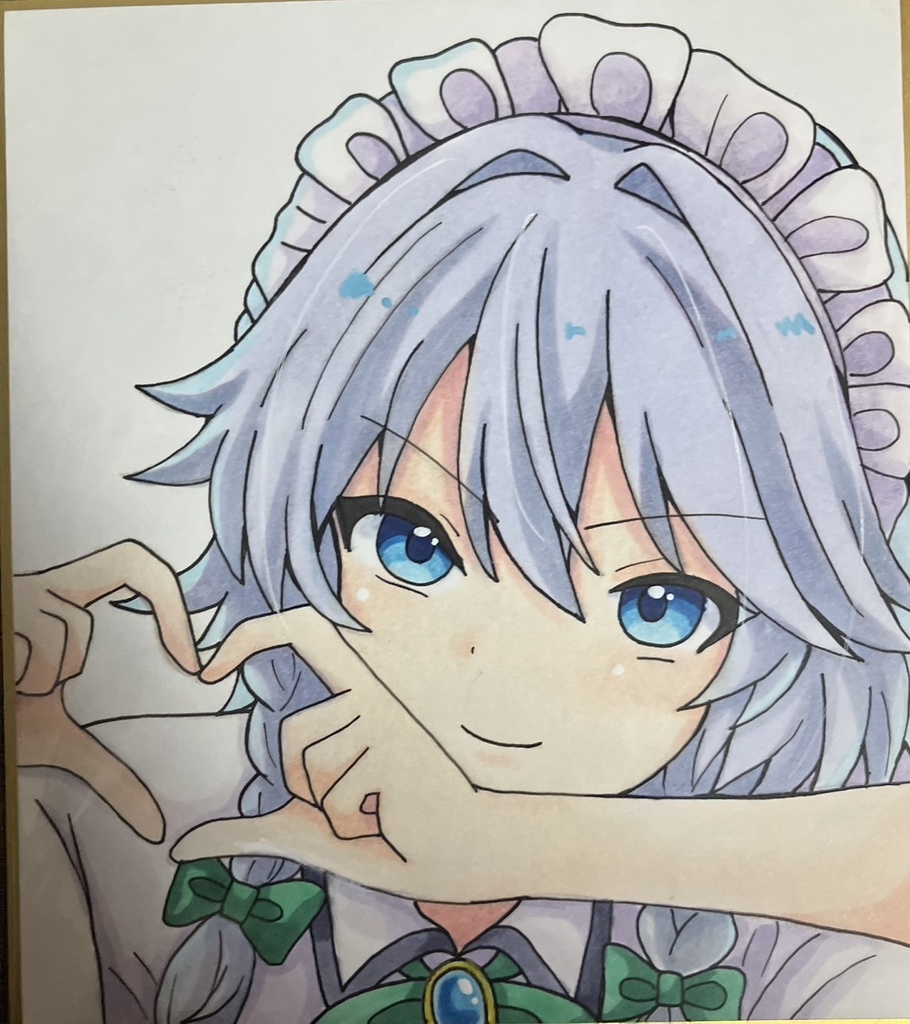 ☆東方project 手書き色紙 十六夜咲夜☆