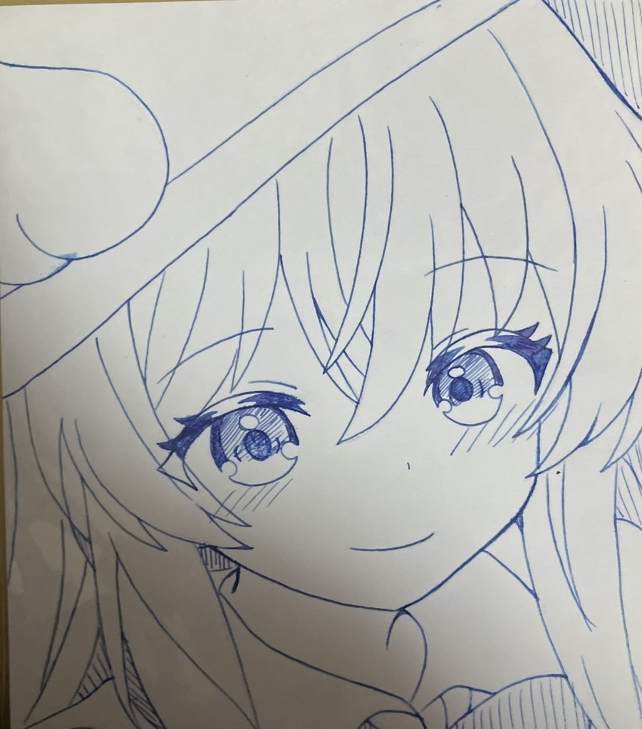 ☆東方project 手書き色紙 宇佐見蓮子 ☆